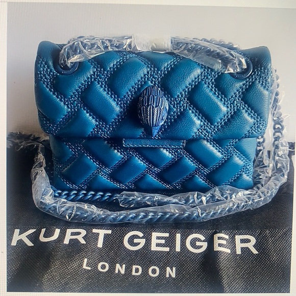 Kurt Geiger Handbags - KURT GEIGER LONDON KENSINGTON LEATHER MINI CROSSBODY BAG